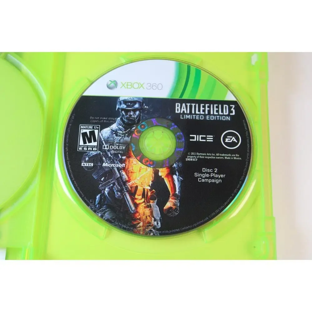3 game lot/bundle: Battlefield 2, 3, 4 (Microsoft Xbox 360) Authentic, Tested